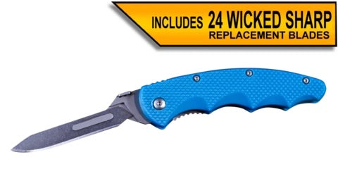 NEW 新品送込　Sharp Eye 5.4 Zipper 5フィン S3020 Wiebe Arctic Fox Scalpel Folding Knife – Trap Shack Company
